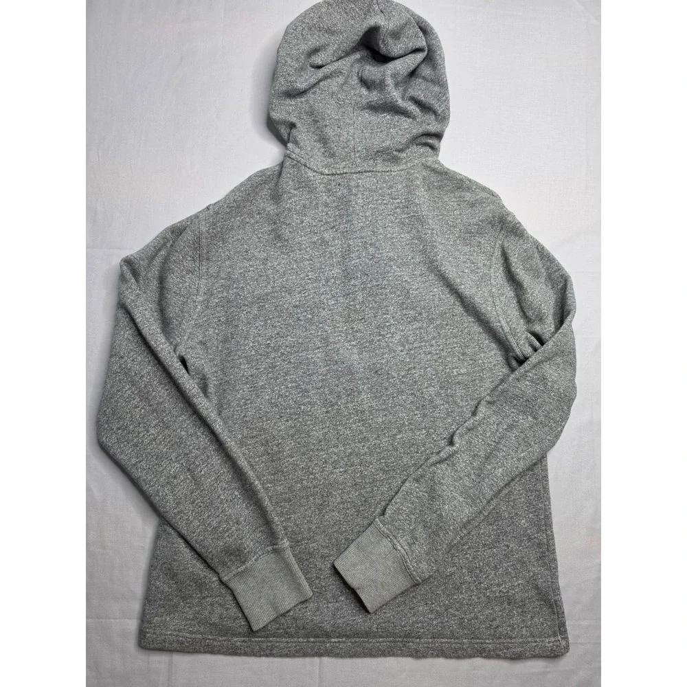 Banana Republic Hoodie Men's Medium Gray Cotton Fleece Lined Long Sleeve Casual